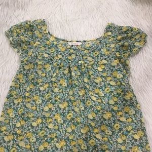 Speechless sheer floral boho ruffle lightweight summer top size large juniors